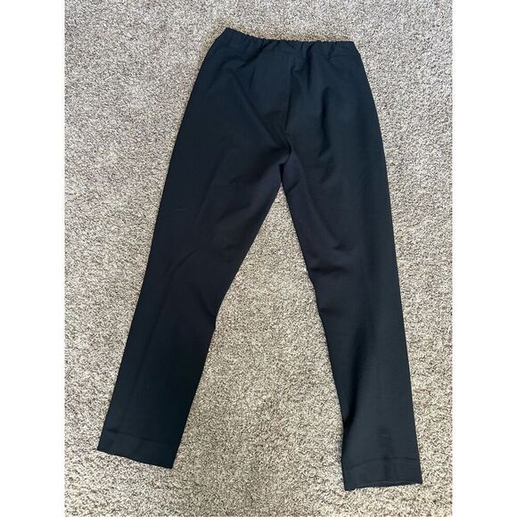 Soft Surroundings Women’s S Pull On Elastic Waist Black Tapered pleated pants - Picture 5 of 10